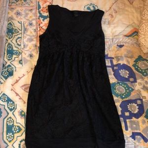 Express black lace dress